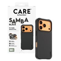 CARE by PanzerGlass Étui tendance Samba avec MagSafe Apple iPhone 17 Pro - Noir