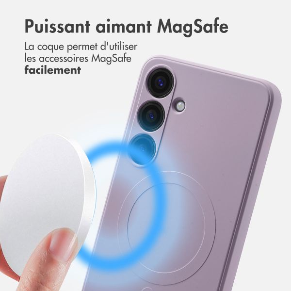 imoshion Coque Couleur avec MagSafe Samsung Galaxy S24 Plus - Violet