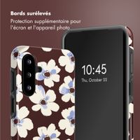 Selencia Coque arrière Vivid Samsung Galaxy A17 - Choco Flower Pop