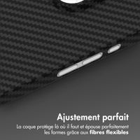 Accezz Coque Kevlar® MagSafe Apple iPhone 15 Pro - Noir