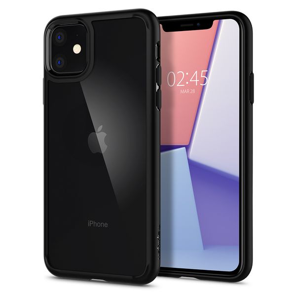 Spigen Coque Ultra Hybrid iPhone 11 - Noir