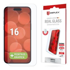 Displex Protection d'écran en verre trempé Real Glass iPhone 16