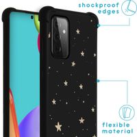 imoshion Coque Design avec cordon Samsung Galaxy A52(s) (5G/4G) - Stars Gold