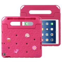 imoshion Coque kidsproof avec poupées amovibles Apple iPad 9 (2021) 10.2 pouces / iPad 8 (2020) 10.2 pouces / iPad 7 (2019) 10.2 pouces - Rose