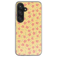 imoshion Coque design pour Samsung Galaxy S25 - Sunny Yellow Petite Flowers