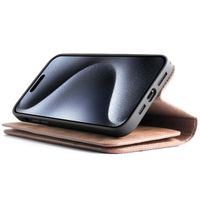 Wachikopa Étui de téléphone portefeuille Multi Wallet iPhone 15 Pro - Camel