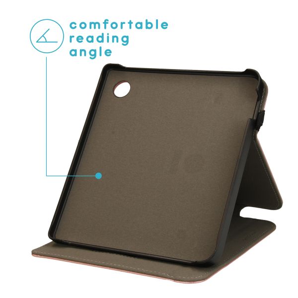 imoshion Étui á rabat Kobo Libra 2 / Tolino Vision 6 - Rose Doré