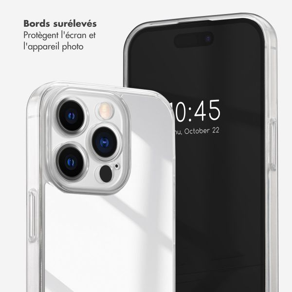 Selencia Coque Mirror Apple iPhone 15 Pro - Argent