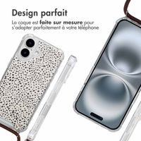 imoshion Coque Design avec cordon Apple iPhone 16 - Desert Dots