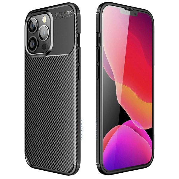 imoshion Coque silicone Carbon iPhone 13 Pro Max - Noir