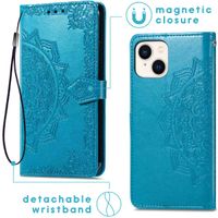 imoshion Etui de télephone Mandala Apple iPhone 14 / 13 - Turquoise