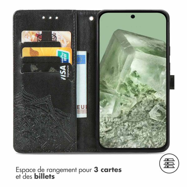 imoshion Etui de télephone Mandala Google Pixel 8a - Noir