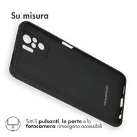 imoshion Coque Couleur Xiaomi Redmi Note 10 (4G) / Note 10S - Noir