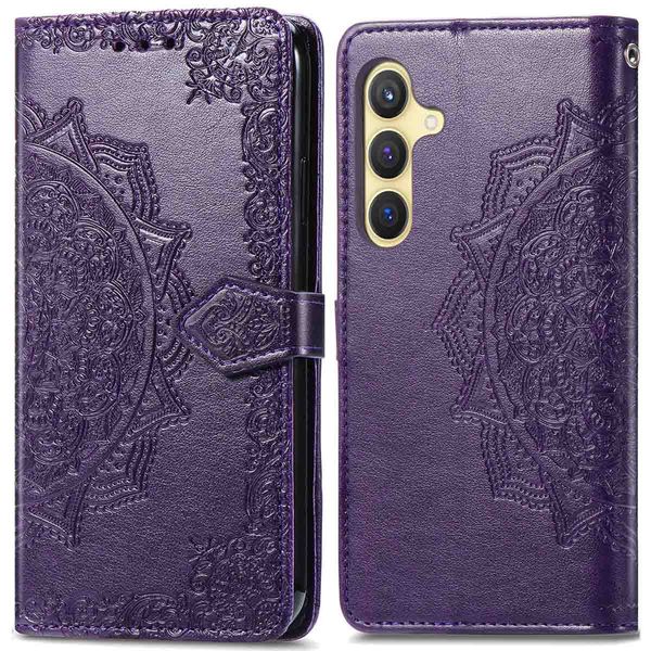 imoshion Etui de téléphone portefeuille Mandala Samsung Galaxy S24 Plus - Violet