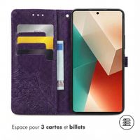 imoshion Etui de télephone Mandala Xiaomi Redmi Note 13 Pro (5G) / Poco X6 - Violet