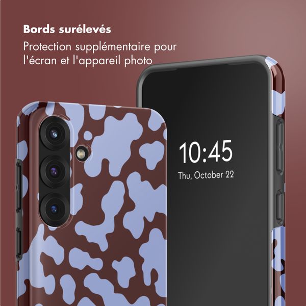 Selencia Coque arrière Vivid avec MagSafe Samsung Galaxy S25 - Moo'd Lavender Glow