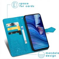 imoshion Etui de télephone Mandala Xiaomi Redmi Note 10 (5G) - Turquoise