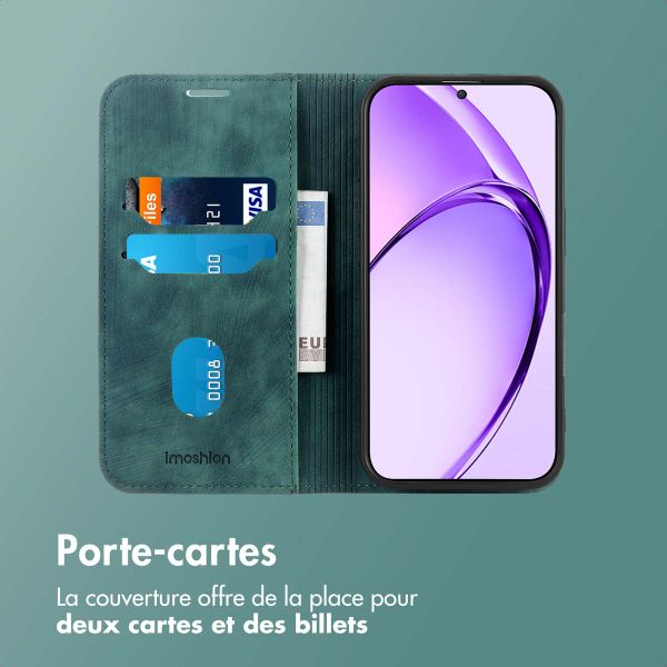 imoshion Étui de téléphone portefeuille Slim Oppo A5 5G (2025) - Vert