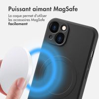 imoshion Coque Couleur avec MagSafe iPhone 13 - Noir