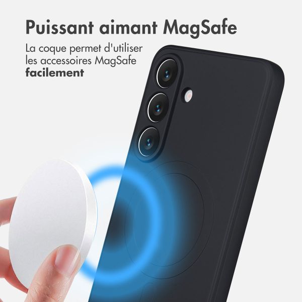 imoshion Coque Couleur avec MagSafe Samsung Galaxy S25 FE - Noir
