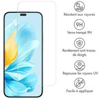 Accezz Protection d'écran en verre trempé Honor 200 Lite