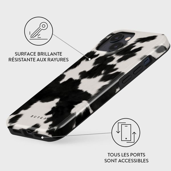 Burga Coque arrière Tough Apple iPhone 15 - Achromatic