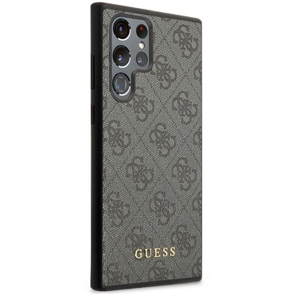 Guess Coque arrière 4G Classic Logo Samsung Galaxy S24 Ultra - Noir