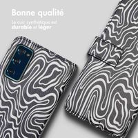 imoshion Étui de télephone portefeuille Design Samsung Galaxy S20 FE - Black And White