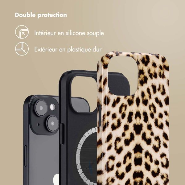 Selencia Coque arrière Vivid Tough avec MagSafe iPhone 14 - Wild Leo