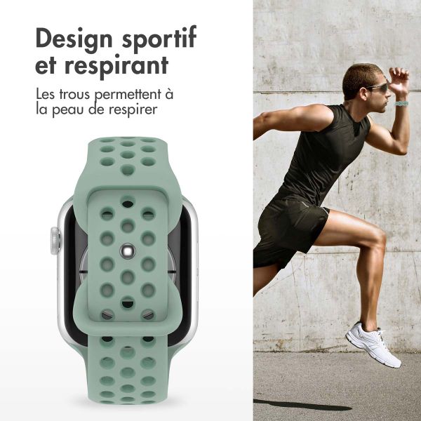 imoshion Bracelet sport⁺ Apple Watch Series 1 á 10 / SE / Ultra (2) (44/45/46/49 mm) - Taille M/L - Sage