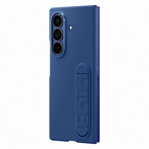 Samsung Coque en silicone avec support Samsung Galaxy Z Fold 7 - Blue