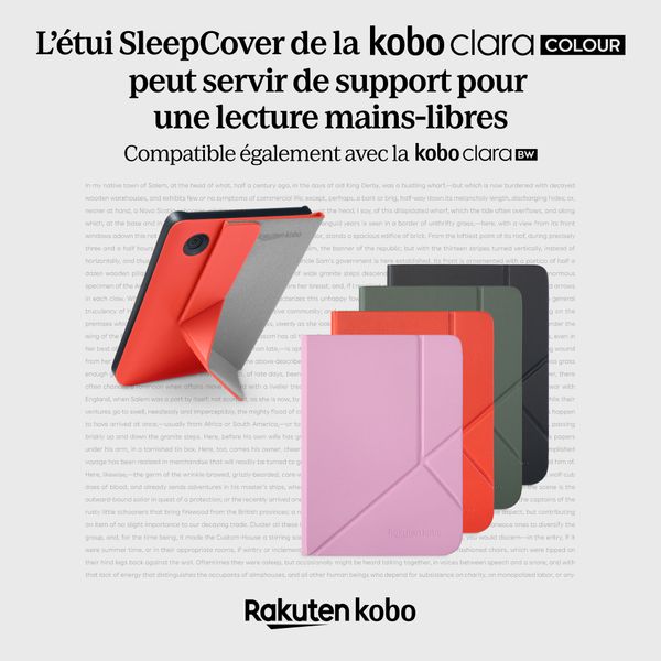 Kobo SleepCover Kobo Clara Colour / BW - Candy Pink