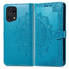 imoshion Etui de téléphone Mandala Oppo Find X5 5G - Turquoise