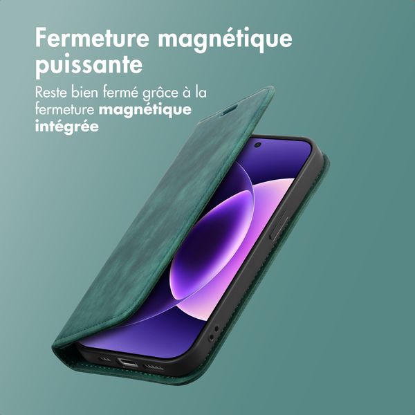 imoshion Étui de téléphone portefeuille Slim Xiaomi 17 Pro Max - Vert