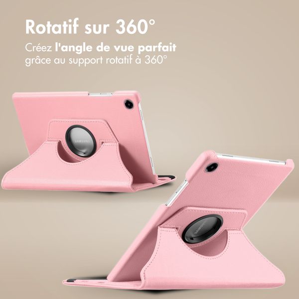 imoshion Coque tablette rotatif à 360° Samsung Galaxy Tab A7 - Rose