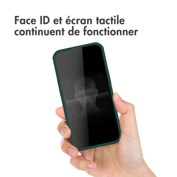 Accezz Coque de protection intégrale à 360° iPhone 14 Pro - Vert