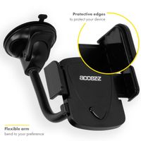 Accezz Support de téléphone voiture iPhone 6s - Universel - Pare-brise - Noir