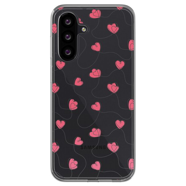 imoshion Coque design pour Samsung Galaxy A26 - Dusty Rose Connected Hearts