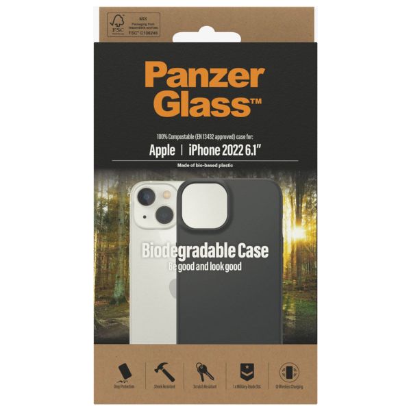 PanzerGlass Coque Biodegradable Apple iPhone 14 - Noir