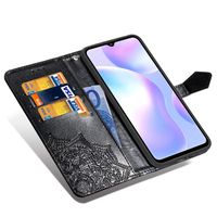 Etui de téléphone portefeuille Mandala Xiaomi Redmi 9A