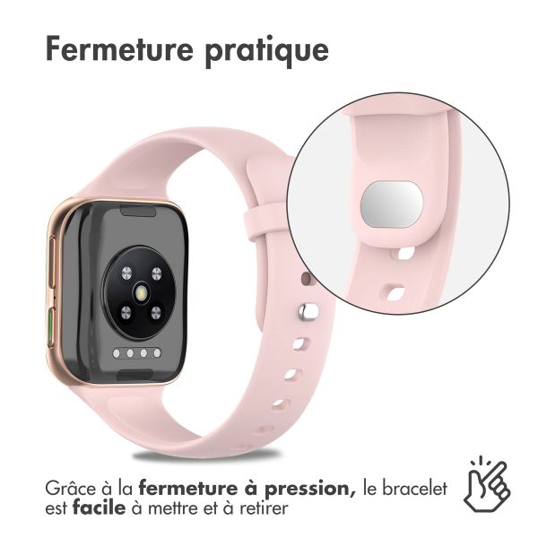 imoshion Bracelet en silicone Oppo Watch 46 mm - Rose