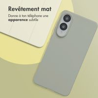 imoshion Coque Couleur Samsung Galaxy S25 Edge - Gris