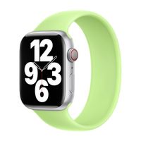 Apple 4 Pack Apple Bracelet Boucle unique en Silicone Apple Watch| 38/40/41/42 mm - Taille 5 - White / Canary Yellow / English Lavender / Sprout Green
