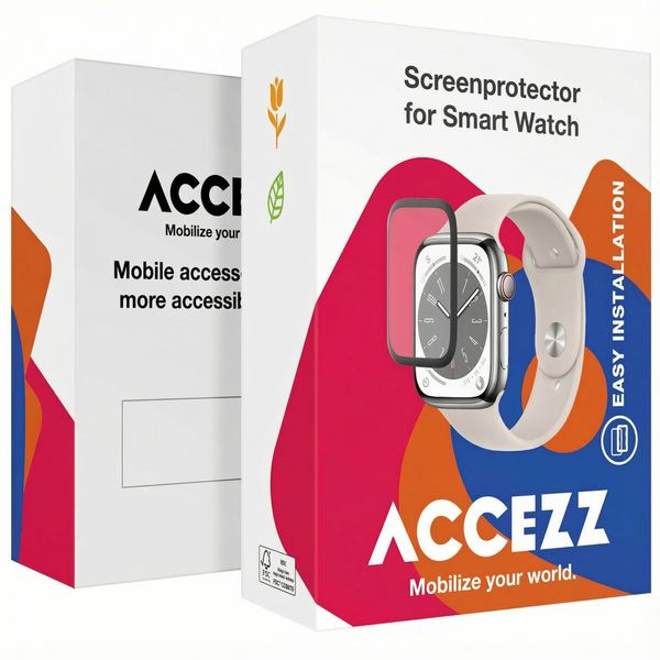 Accezz Protecteur d'écran avec applicateur Apple Watch Series 10 / 11 - 42 mm