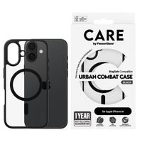 CARE by PanzerGlass Coque Urban Combat MagSafe Apple iPhone 16 - Urban Combat Black