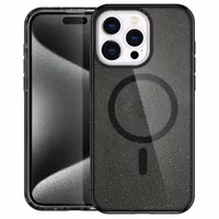 imoshion Coque Pailletée avec MagSafe Apple iPhone 15 Pro - Glitter Noir