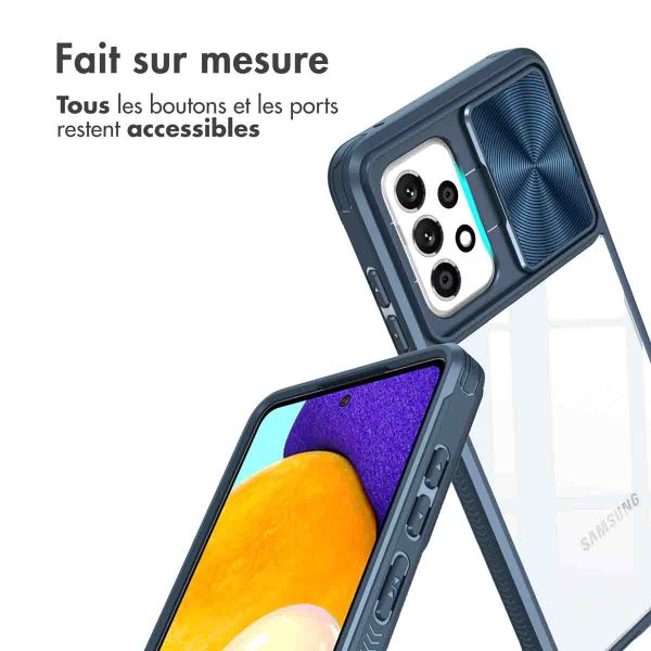 imoshion Coque arrière Camslider Samsung Galaxy A52(s) (5G/4G) - Bleu foncé