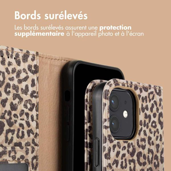 imoshion Étui de télephone portefeuille Design Apple iPhone 11 - Leopard Mood