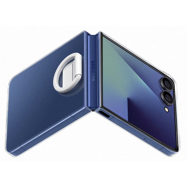 Samsung Coque originale Clear Bague Samsung Galaxy Z Flip 7 - Transparent