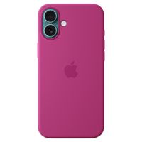 Apple Coque en silicone MagSafe Apple iPhone 16 Plus - Fuchsia